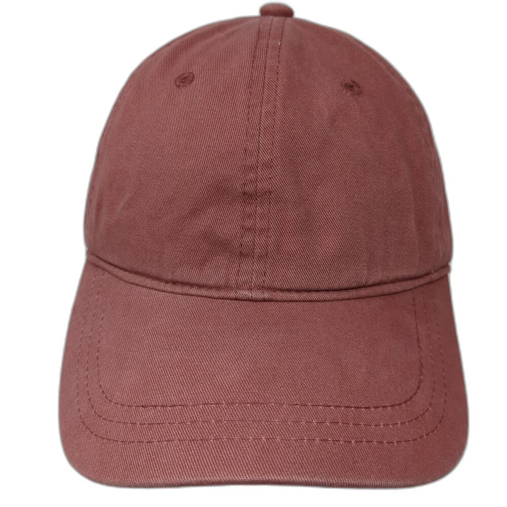 Universal Thread Baseball Cap Red One Size Cotton Adjustable Strapback Solid Hat